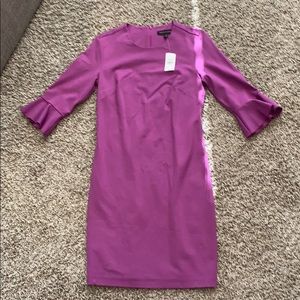 Beautiful purple bell sleeve dress